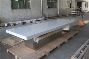 Artificial Stone Solid Surface Furniture Meeting Room Table