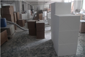 Artificial Stone Solid Surface Square Shape Display Box