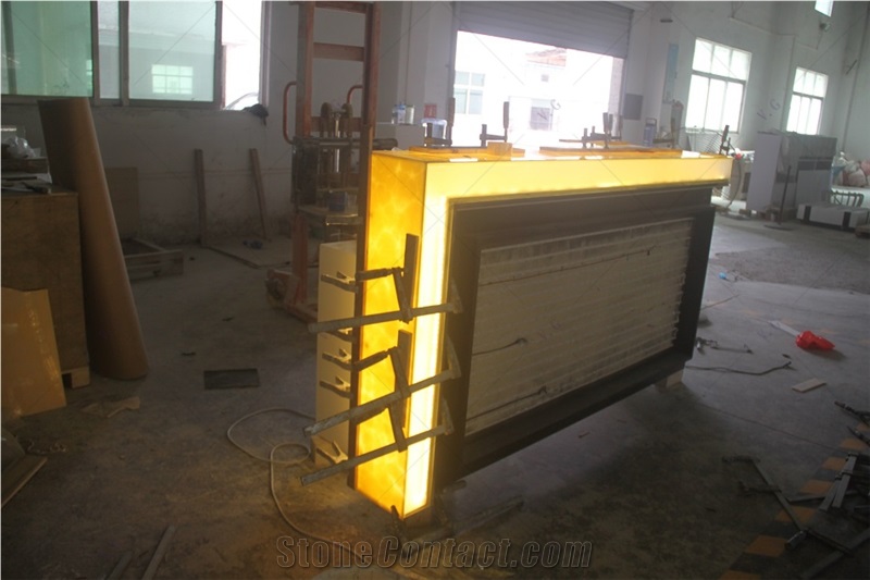 Customized Modern Artificial Stone Bar Tops
