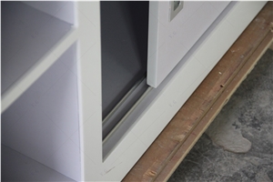Front Desk Furniture Solid Surface Shoes Shape Lobby Desk