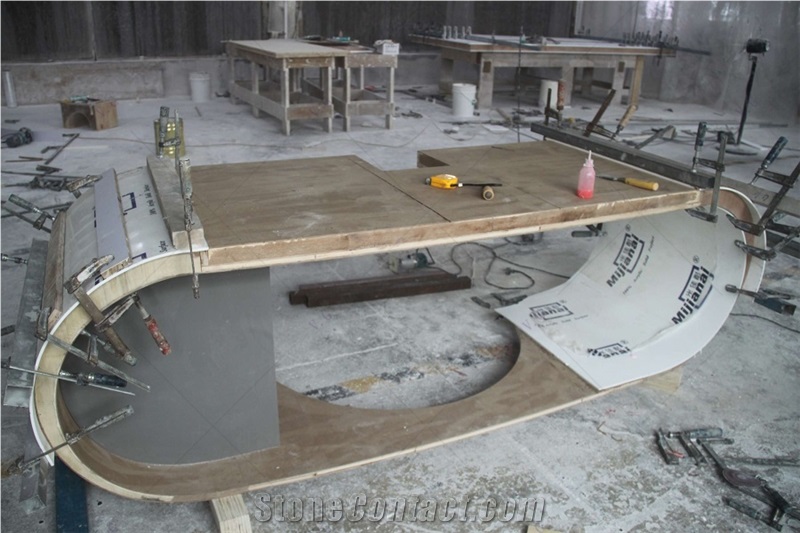 Home Office Desk Design Solid Surface Office CEO Boss Table