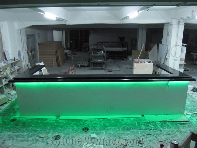 Hookah Lounge Furniture Table Solid Surface Bar With Stools