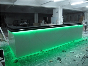Hookah Lounge Furniture Table Solid Surface Bar With Stools