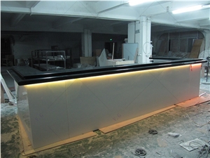 Hookah Lounge Furniture Table Solid Surface Bar With Stools