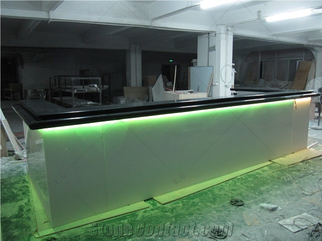 Hookah Lounge Furniture Table Solid Surface Bar With Stools