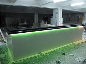 Hookah Lounge Furniture Table Solid Surface Bar With Stools