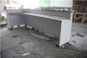 Modern Restaurant Bar Counter Simple Bar With Wine Rack