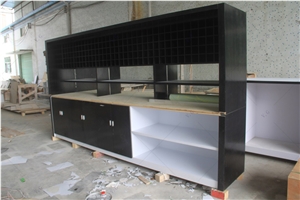 Modern Restaurant Bar Counter Simple Bar With Wine Rack