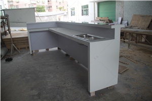 Modern Restaurant Bar Counter Simple Bar With Wine Rack