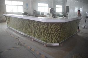 Upholstered Cocktail Bar Furniture Wine Bar Counter Bench
