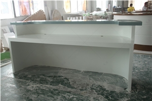 White Bank Furniture Small Bespoke Service Reception Desk