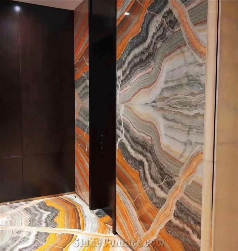 Rainbow Onyx Slabs, Wall Panels