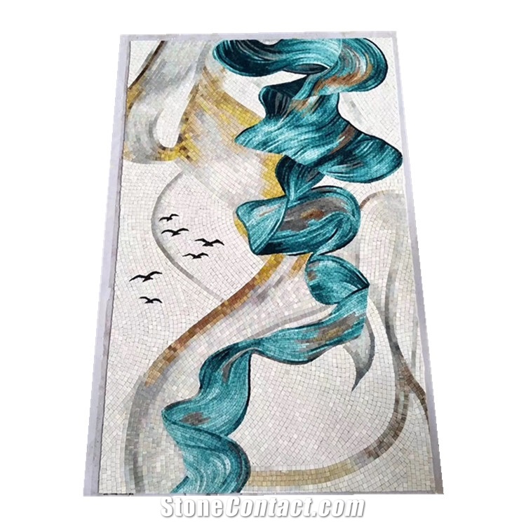 Decorative Glass Mosaic Art Painting Mosaic For Sale