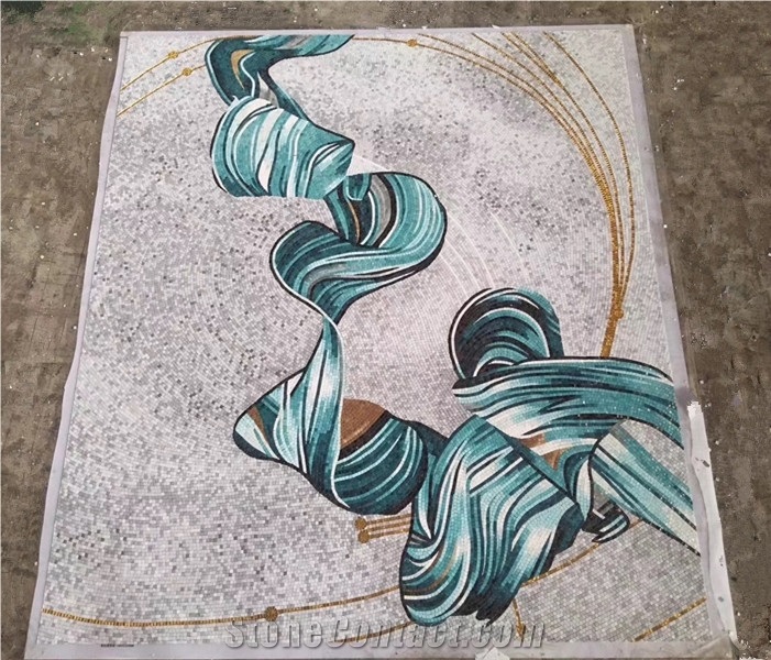 Decorative Glass Mosaic Art Painting Mosaic For Sale
