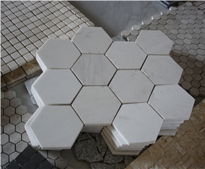 Decorative Hexagon Mosaic Tiles Wall Mosaic For Sale