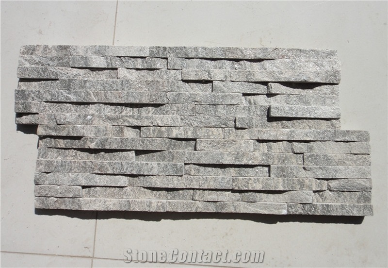 Grey Quartzite Wall Panels Wall Cladding Veneer
