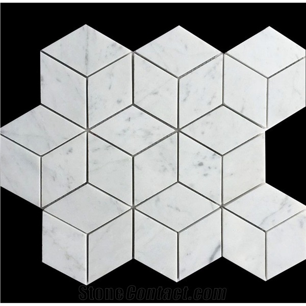 Mosaic Geometric Pattern Natural Marble Mosaic Tiles