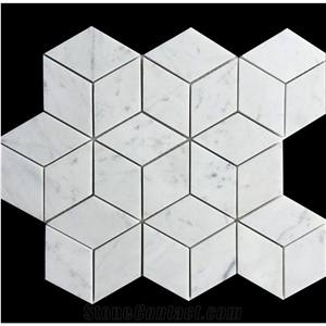 Mosaic Geometric Pattern Natural Marble Mosaic Tiles