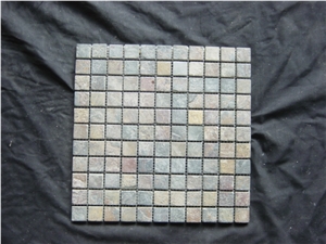 Mosaic Tiles Natural Slate Mosaic Pattern