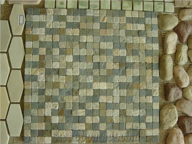 Mosaic Tiles Slate Mosaic Pattern For Decoration