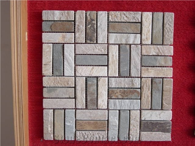 Mosaic Tiles Slate Mosaic Pattern For Decoration
