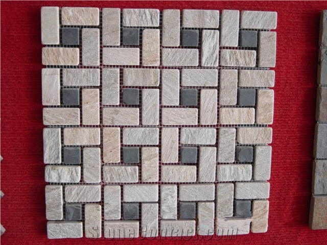 Mosaic Tiles Slate Mosaic Pattern For Decoration