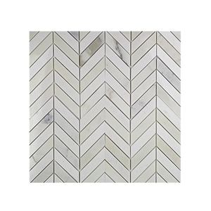 Natural Mosaic Tiles- Chevron Mosaic Pattern For Sale