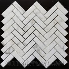Natural Mosaic Tiles- Chevron Mosaic Pattern For Sale