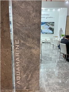 Aquamarine Grey Marble Slabs, Tiles - Polished Aquamarine Grey Marble Slabs, Tiles - Polished