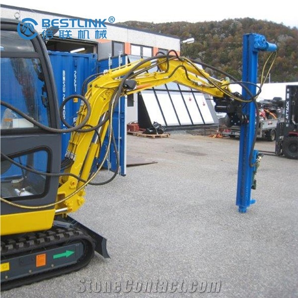 Rock Drill Attachment Excavator
