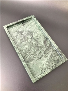 TAIWAN GREEN Marble Tray Marble Accessory TAIWAN GREEN Marble Tray Marble Accessory