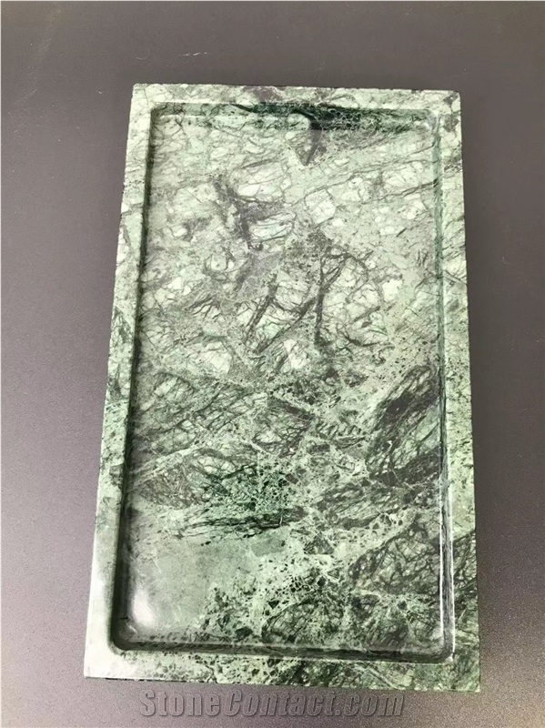 TAIWAN GREEN Marble Tray Marble Accessory