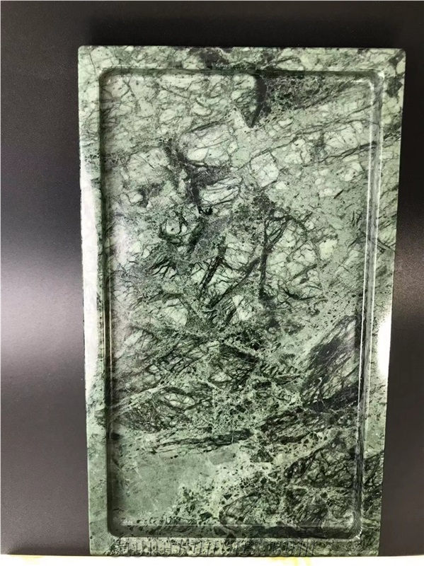 TAIWAN GREEN Marble Tray Marble Accessory