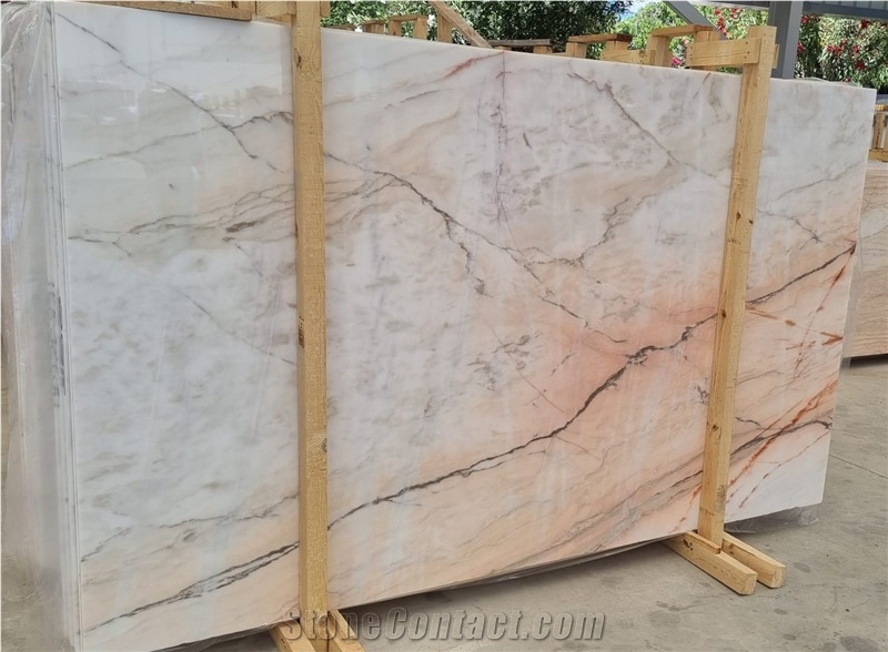Rosa Aurora Classico Portugal Marble Slabs - Polished