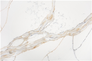 Calacatta Gold Quartz For Kitchen Countertop