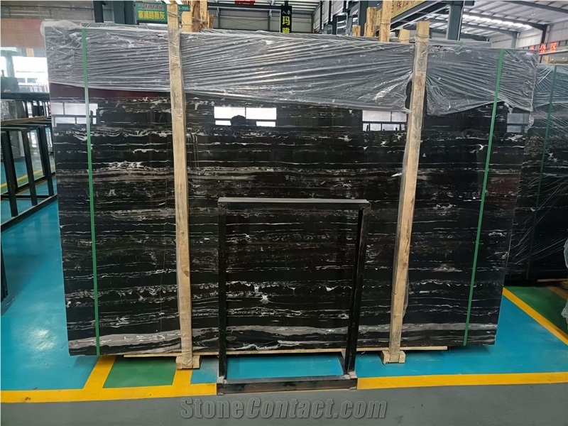 China Nero Portoro Marble,Silver Dragon Marble For Project