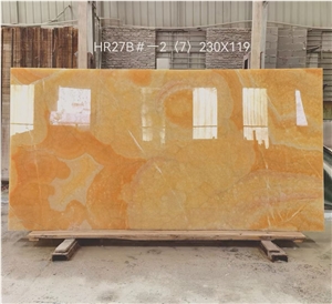 Golden Yellow Onyx Slab&Tiles For Project