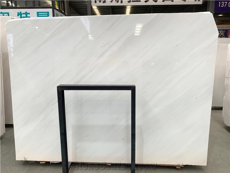 Greece Sivec White Marble Slab&Tiles For Project