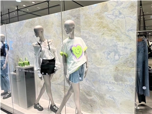 Light Green Cold Jade Marble Slab For Project