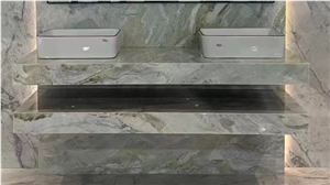 Light Green Cold Jade Marble Slab For Project