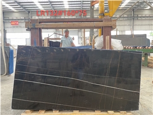 Nero Tunisi Marble Slab&Tiles For Hotel Project