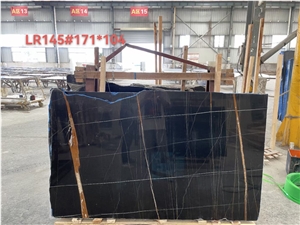 Nero Tunisi Marble Slab&Tiles For Hotel Project