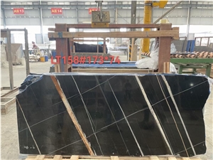 Nero Tunisi Marble Slab&Tiles For Hotel Project
