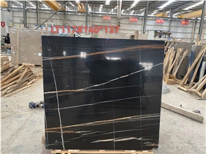 Nero Tunisi Marble Slab&Tiles For Hotel Project