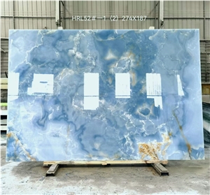 New Arrival Blue Onyx Slabs&Tiles For Hotel Project