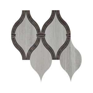 Obama Wood Marble Wall Mosaic,Water-Jet Mosaic For Floor&Wall