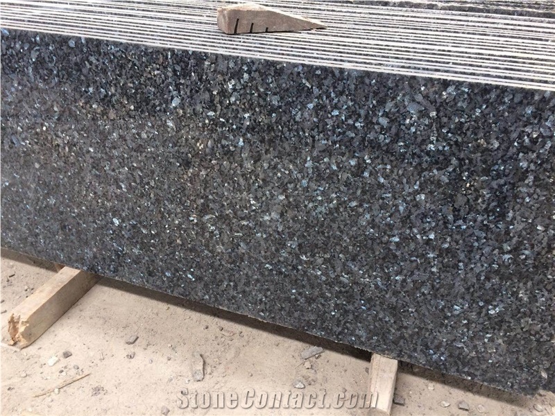 Polished Labrador Blue Pearl Medio Granite Slabs And Tiles