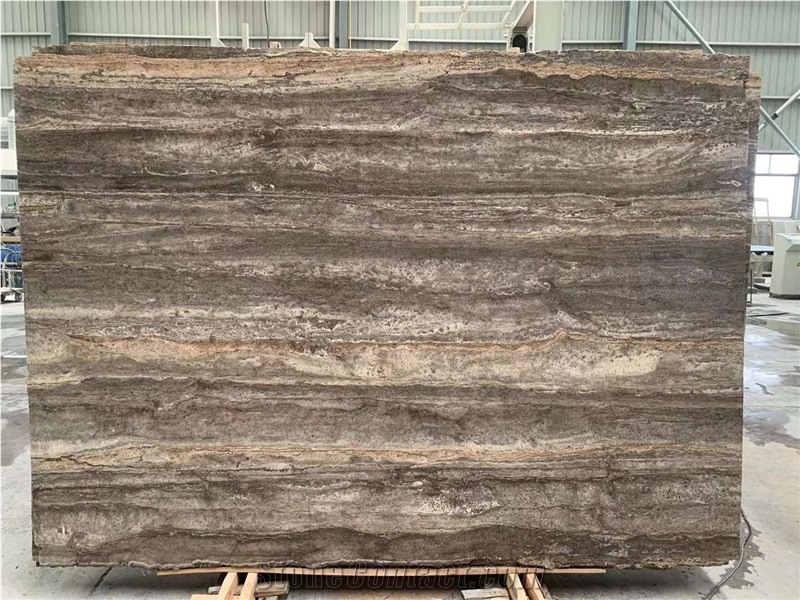Silver Gray Travertine Slabs&Tiles For House Decoration