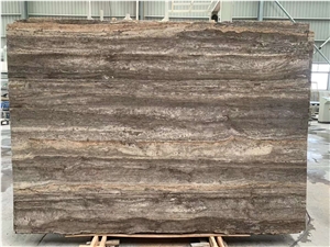 Silver Gray Travertine Slabs&Tiles For House Decoration