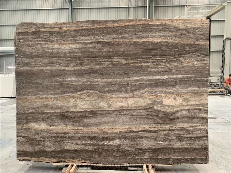 Silver Gray Travertine Slabs&Tiles For House Decoration